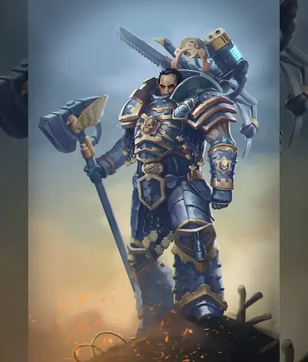 Ferrus Manus. Warhammer 40k. FanArt. (Plate 3) by Vitaly Perevoshikov