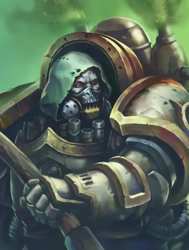 Mortarion. Horus Heresy Warhammer 40k. FanArt. (Plate 3) by Vitaly Perevoshikov