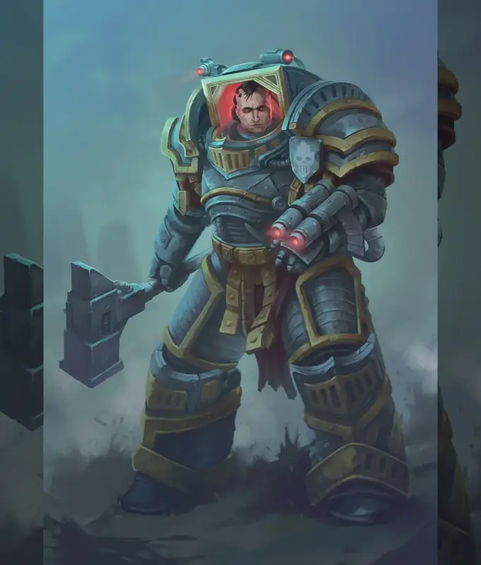 Perturabo. Warhammer 40k. FanArt. (Plate 3) by Vitaly Perevoshikov