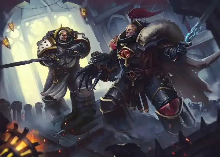 Sigismund and Abaddon (Black Knight Study) by Vitaly Perevoshikov