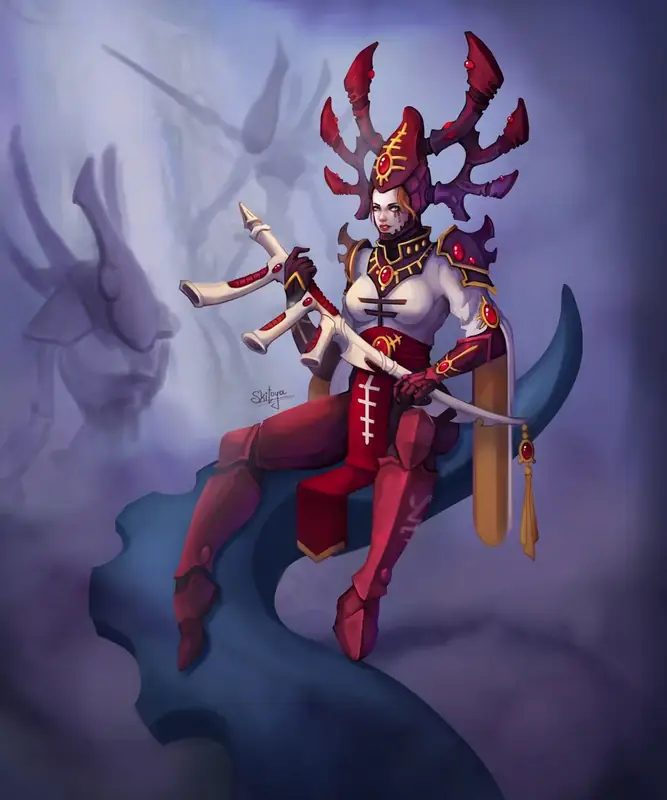 Eldar bonesinger (Eldar Bonesinger) by Vesta (Skitoya) Menyachikhina
