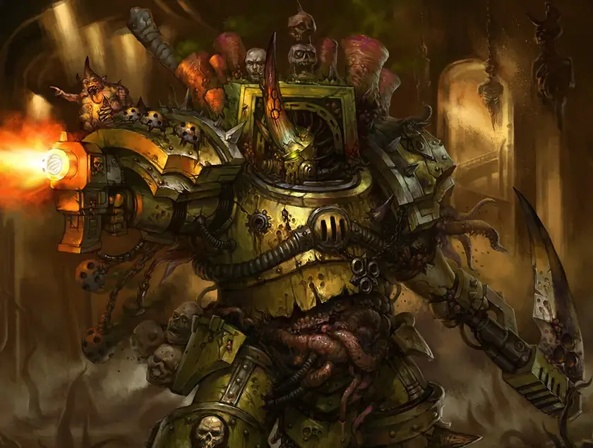 Typhus~ (Cataphractii Terminator & Manreaper Detail) by Wei Zheng (郑伟)