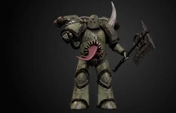 Plague Marine (Plate 2) by Jakub Palmowski