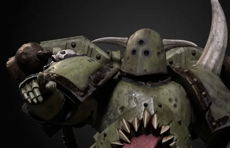 Plague Marine (Plate 3) by Jakub Palmowski
