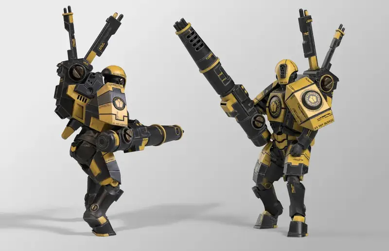 Warhammer 40k Tau XV15 Stealthsuit (Plate 3) by Jakub Palmowski