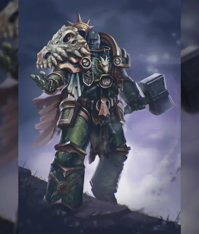 Vulkan. Warhammer 40k. FanArt. (Plate 3) by Vitaly Perevoshikov