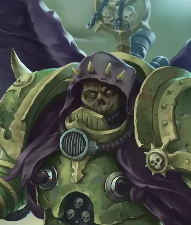 Mortarion. Warhammer 40k. FanArt. (Plate 2) by Vitaly Perevoshikov