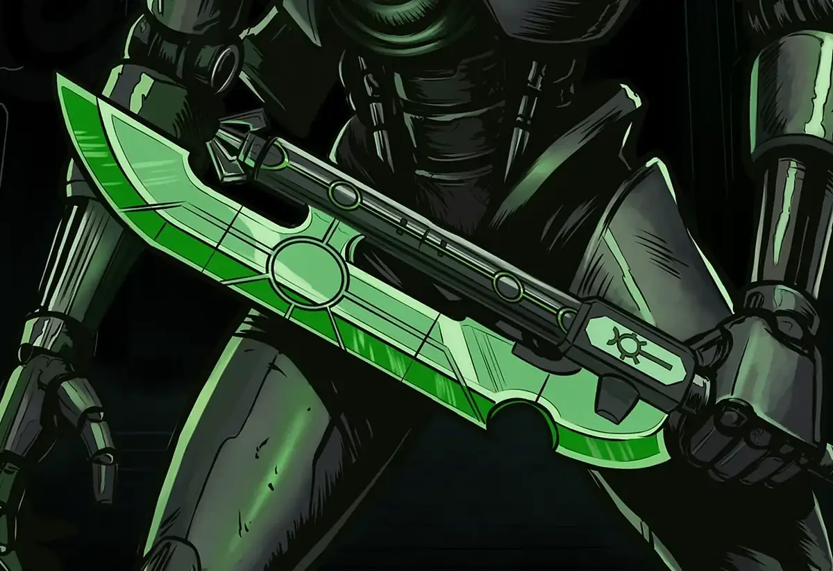 Hyperphase Sword & Hyperphase Threshers — Detail crop: Namothep [Necron Fan Art W40k]