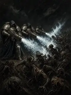 Illustration of Grey Knights Purifiers