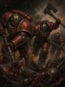 Illustration of Khorne Berzerkers