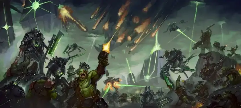 Illustration of Necron Warriors