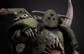 Illustration of Plague Marines