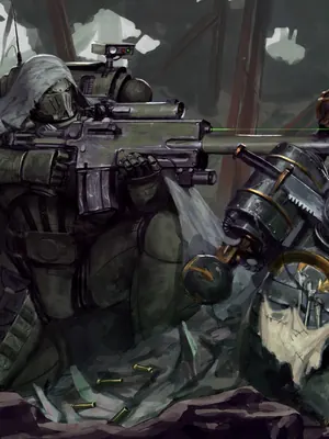 Illustration of Vindicare Assassin