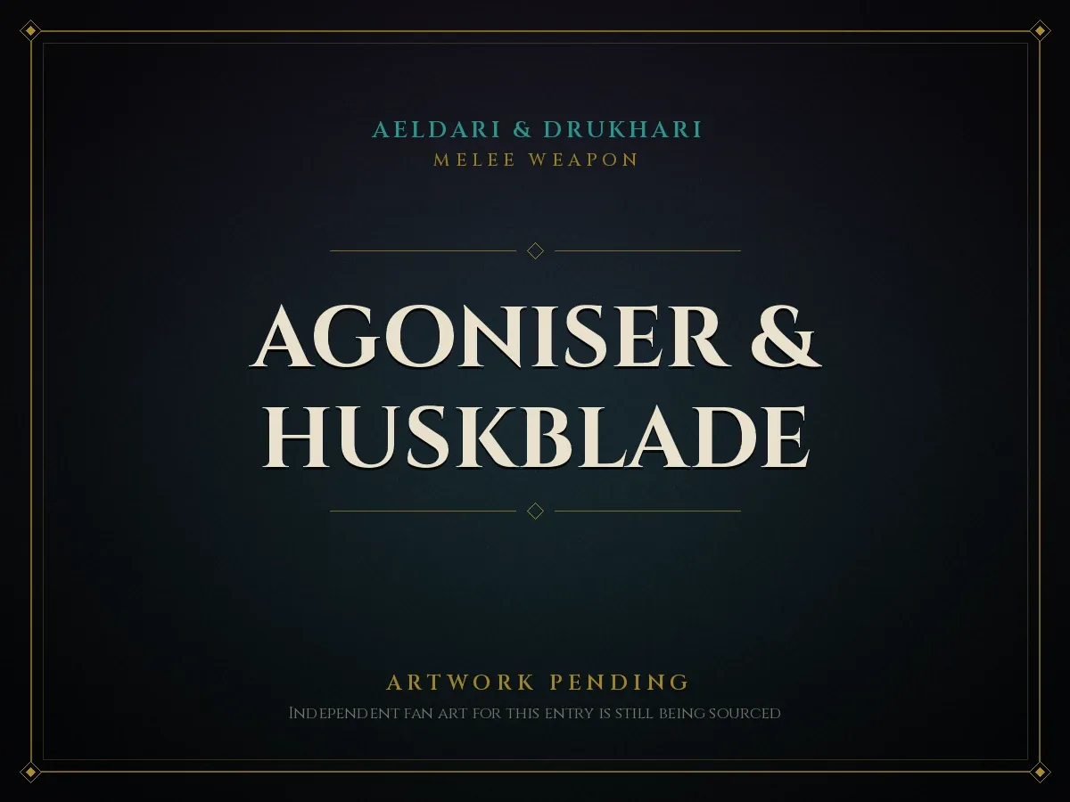 Artwork pending card for Agoniser & Huskblade