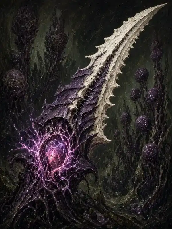 Illustration of Bonesword, Lash Whip & Scything Talons