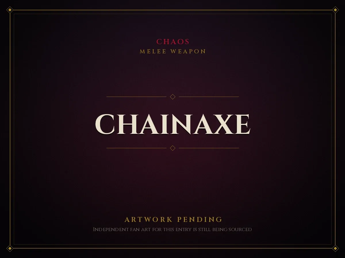 Artwork pending card for Chainaxe