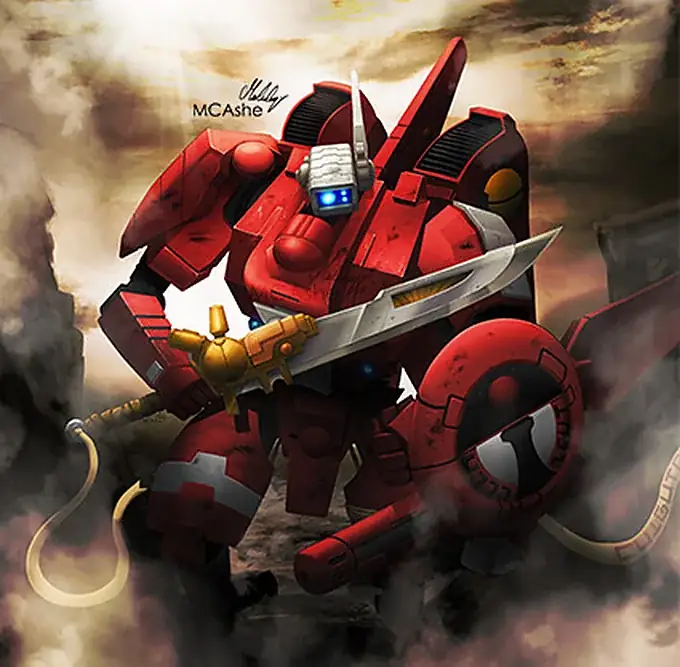 Illustration of The Dawn Blade (Chronophagic Xenos Relic Greatsword)