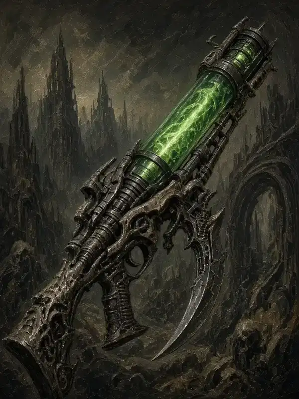 Illustration of Gauss Flayer & Gauss Blaster