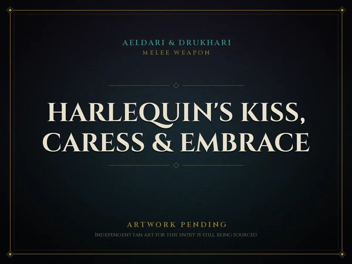 Artwork pending card for Harlequin's Kiss, Caress & Embrace