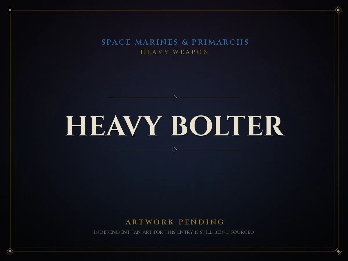 Artwork pending card for Heavy Bolter