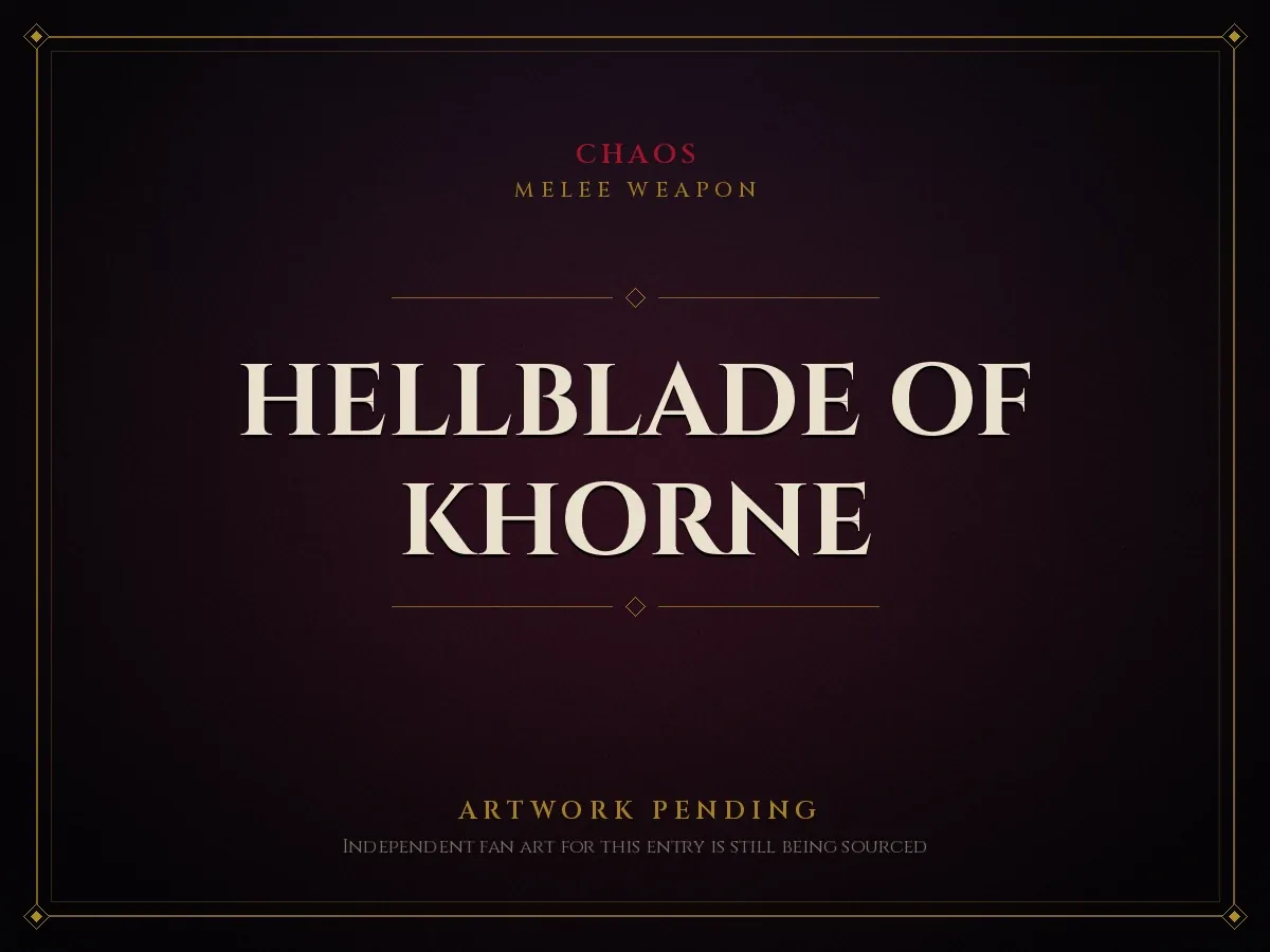 Artwork pending card for Hellblade of Khorne