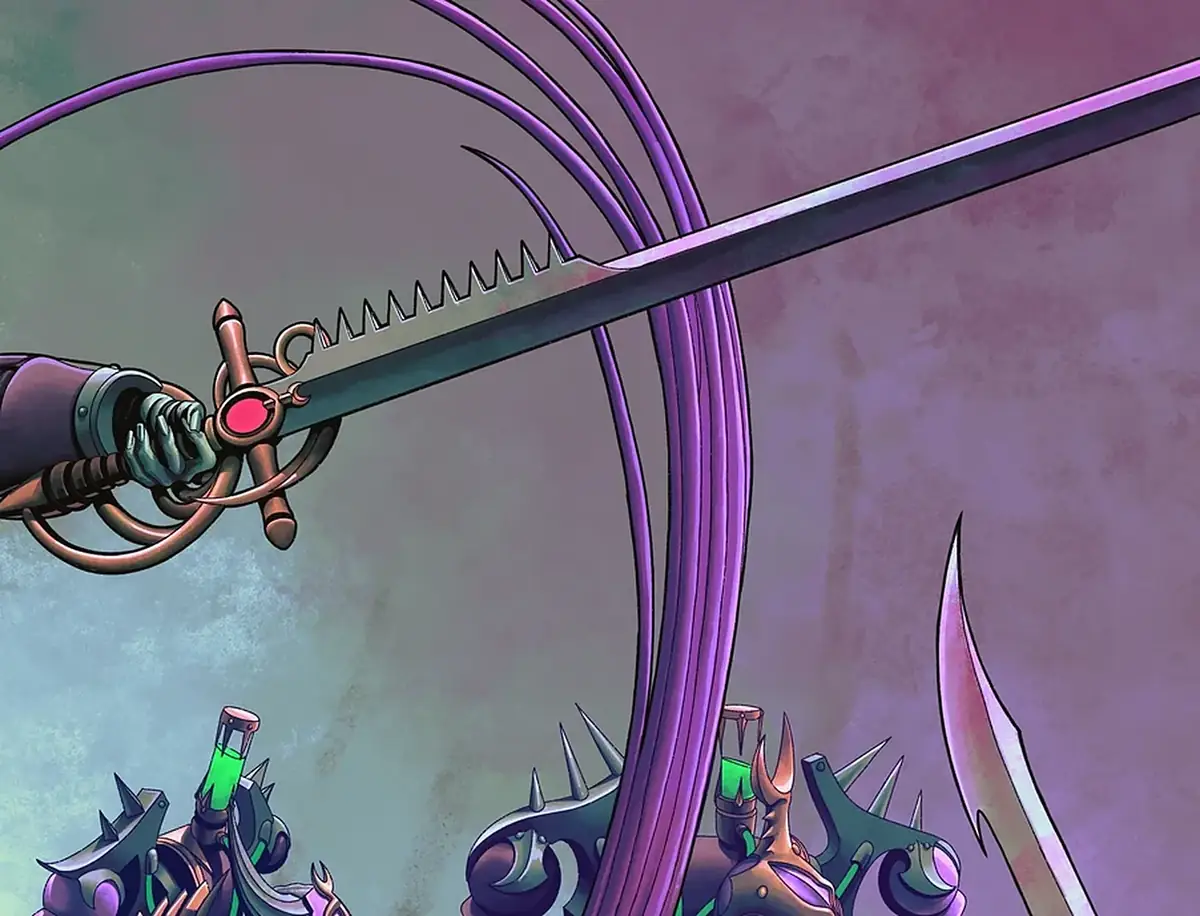 Illustration of Lash of Torment & Agoniser Whip