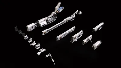 Illustration of Pulse Rifle, Pulse Carbine & Burst Cannon