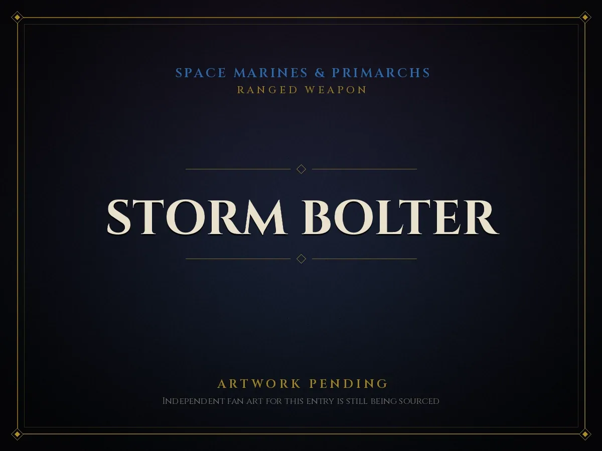 Artwork pending card for Storm Bolter