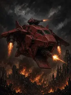 Illustration of Stormraven Gunship