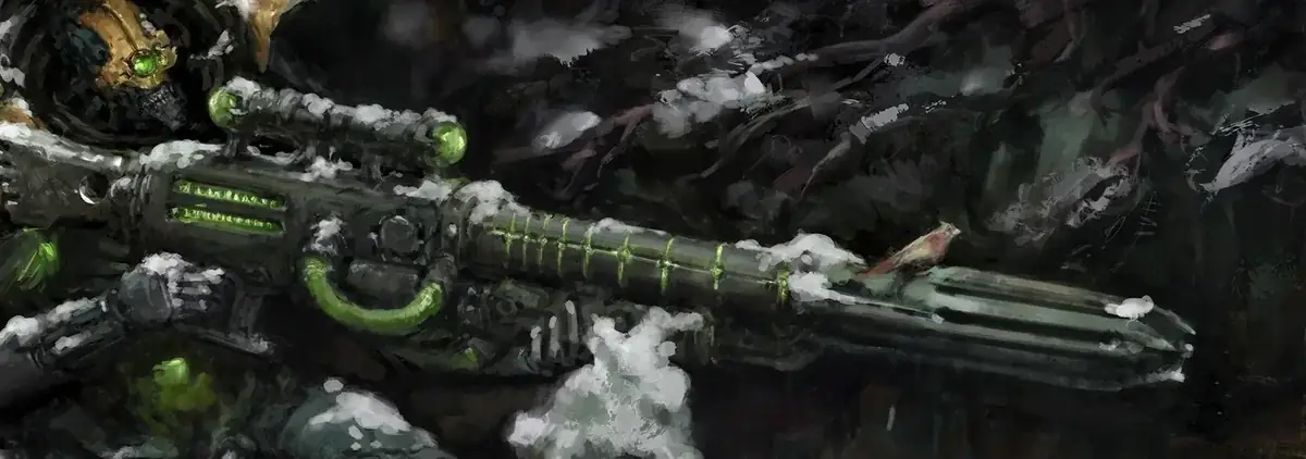 Illustration of Synaptic Disintegrator (Deathmark Assassination Rifle)